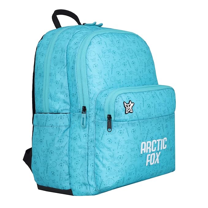 Arctic Fox Cuba Black 21 Liters Lightweight Stylish School, College & Casual Backpack for Daily Use