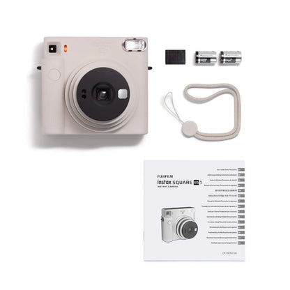 Fujifilm Instax Square SQ1 Starter Kit – Chalk White Instant Camera
