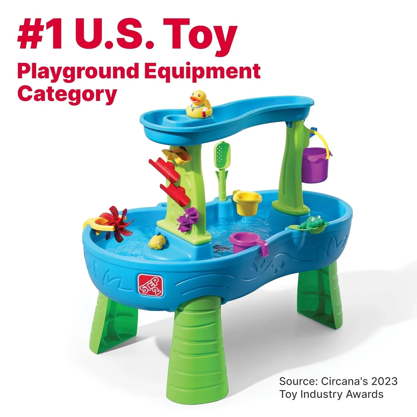 Step2 Rain Showers Splash Pond Water Table – Kids Water Play with Accessories - Jaiman Toys