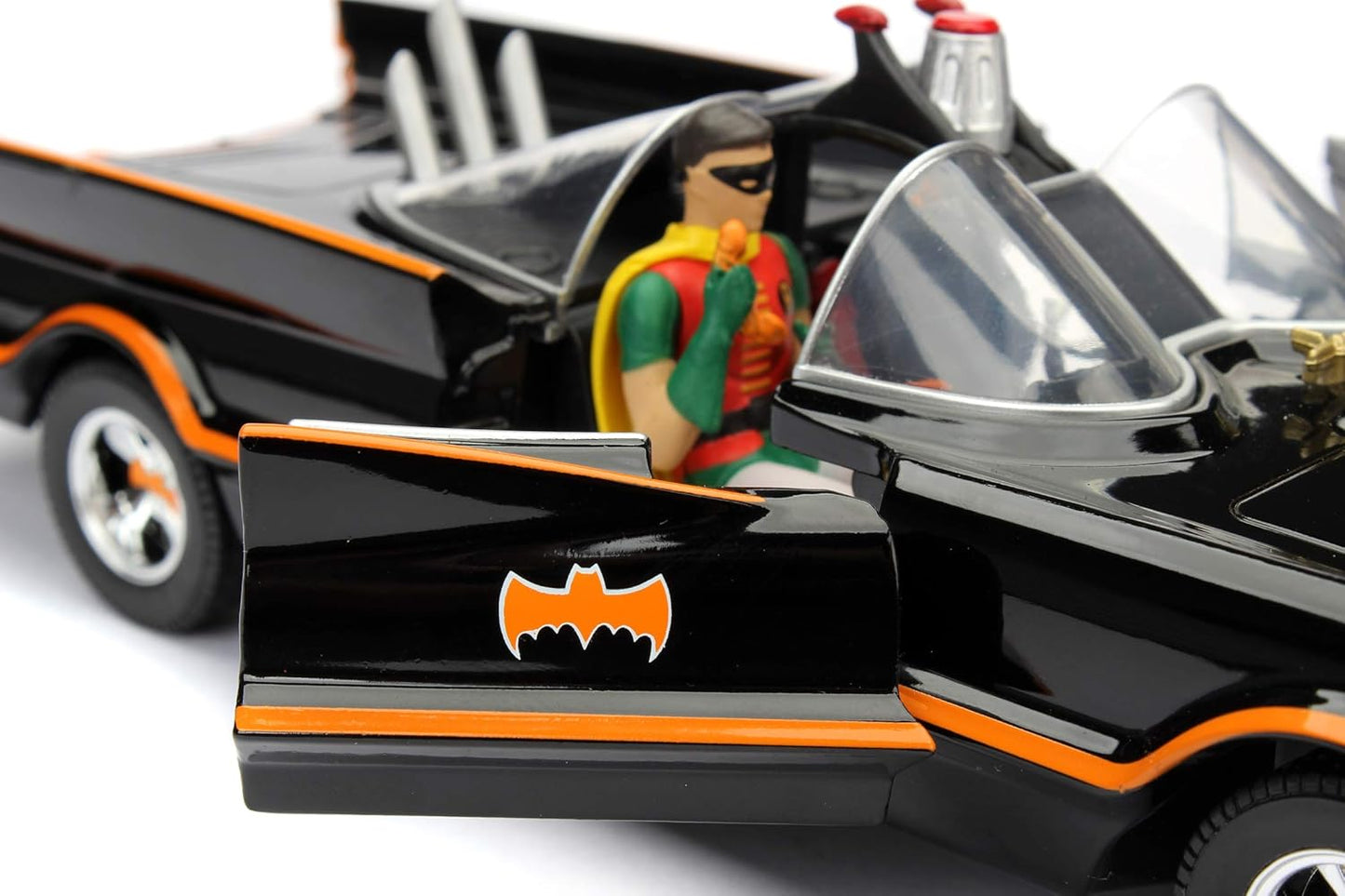 Jada Batman 1966 Classic Batmobile 1:24 Die-Cast Model with Batman Figure