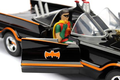 Jada Batman 1966 Classic Batmobile 1:24 Die-Cast Model with Batman Figure