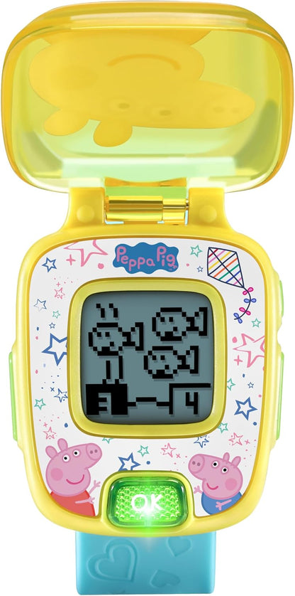 VTech Peppa Pig Learning Watch | Interactive Educational Kids Watch with Games, Alarm, Timer & Digital Clock | Blue