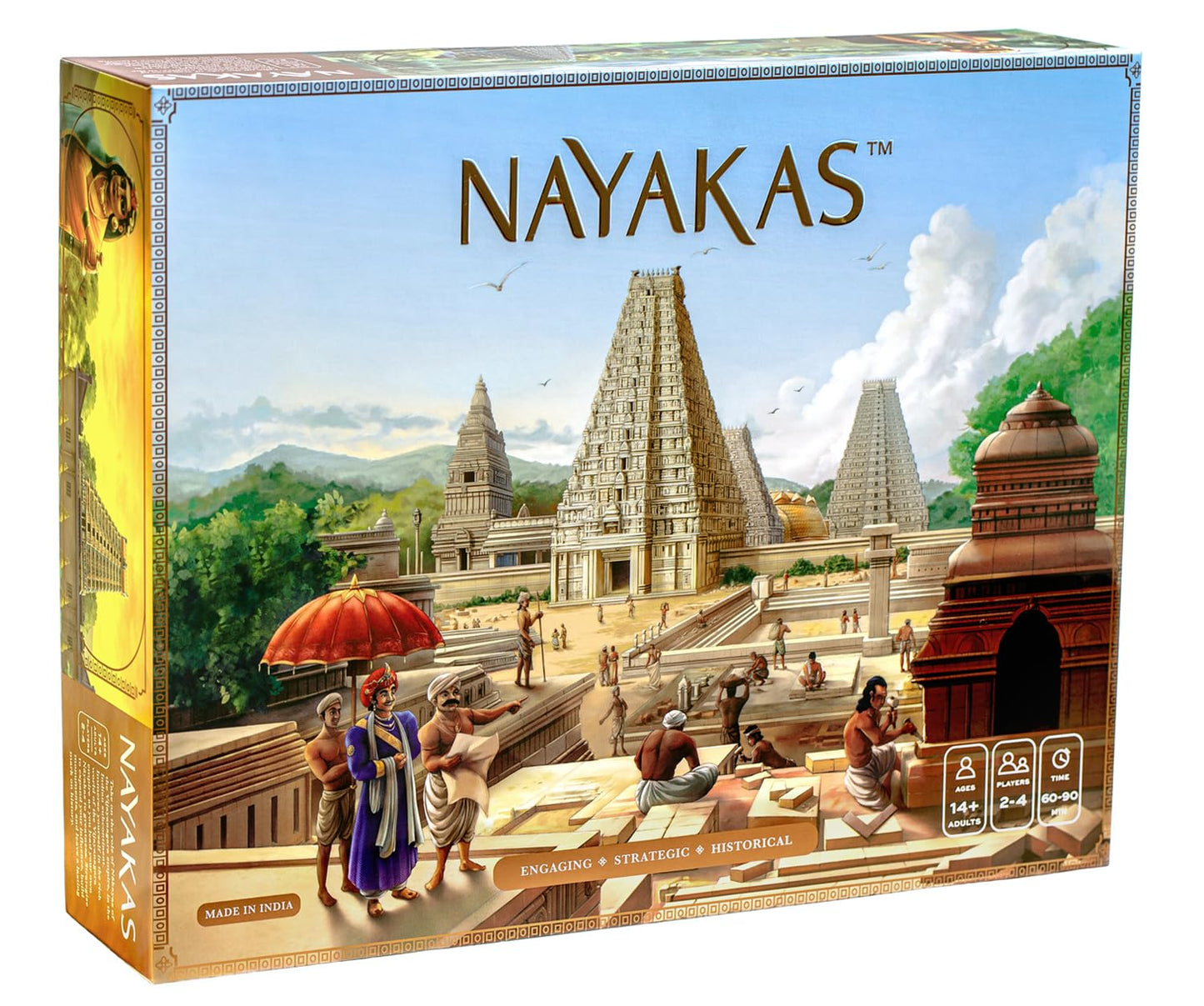 NAYAKAS Strategy Board Game | Epic Indian Strategy Game for Adults & Teens | Fun Tactical Game for Ages 14+