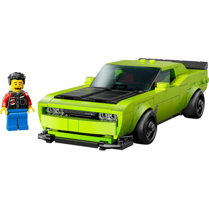 LEGO Speed Champions 77237 Dodge Challenger SRT Hellcat Sports Car  390Piece Muscle Car with Driver Minifigure (Ages9+)