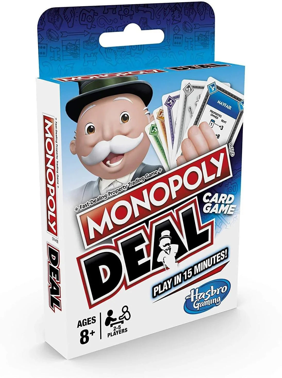 Monopoly Deal Quick-Playing Card Game for Families, Kids Ages 8 and Up and 2-5 Players - Jaiman Toys