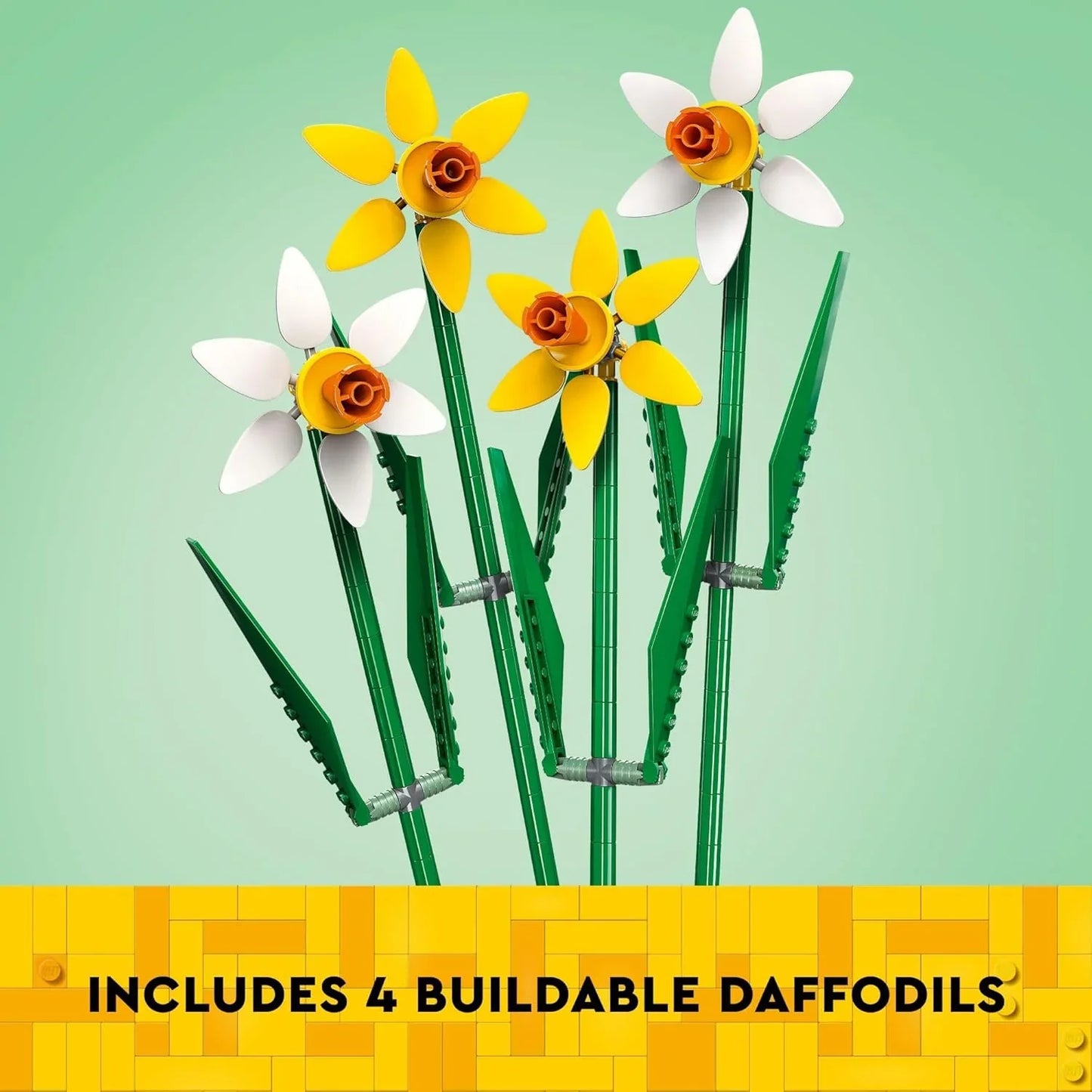 LEGO Daffodils Flowers (40747)  Create Your Floral Masterpiece- Age 8+