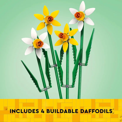 LEGO Daffodils Flowers (40747)  Create Your Floral Masterpiece- Age 8+