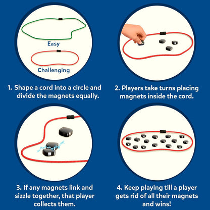 Skillmatics Classics Sizzle Magnetic Strategy Game – 2–4 Players, Two Difficulty Levels