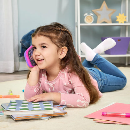 VTech Dora Adventure Calls Learning Phone | Interactive Bilingual Educational Toy Phone with 4 Learning Games, Voice-Activated Play, English & Spanish for Kids