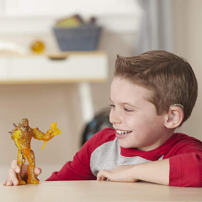 (Damaged Box) Marvel Spider-Man Far From Home Molten Man Action Figure with Accessory 6inches | Hasbro Collectible Toy for Kids 4+