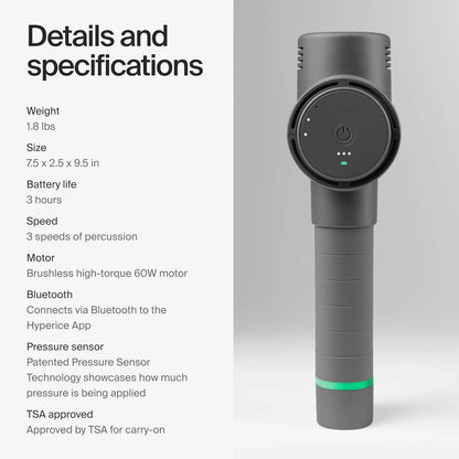 Hyperice Hypervolt 2, Portable Percussion Massager ( Grey ) - Jaiman Toys