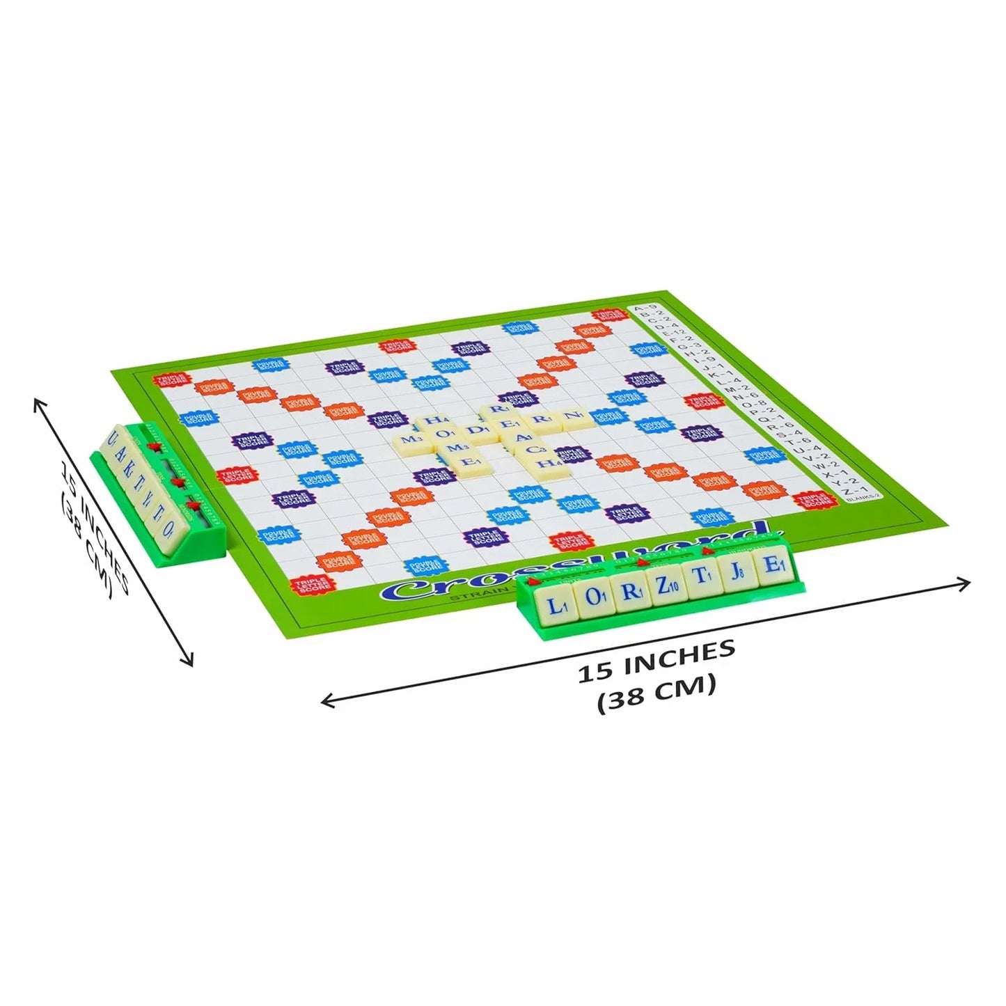 Ankit Toys Crossword Board Game – 38×38 cm Word-Building Game for Kids & Families