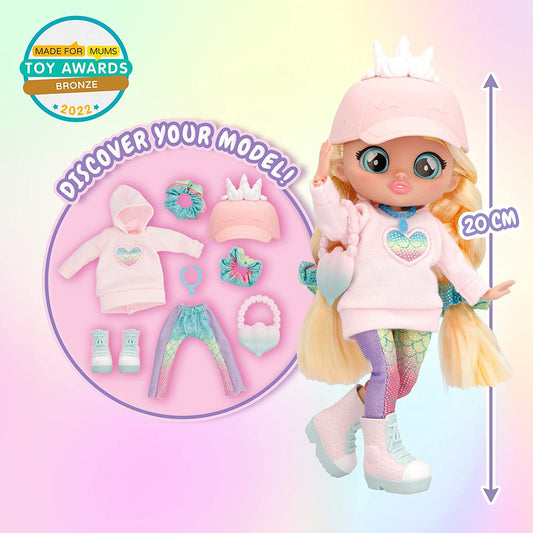 Cry Babies BFF Stella Fashion Doll with Surprises Including Outfit and Accessories for Fashion Toy