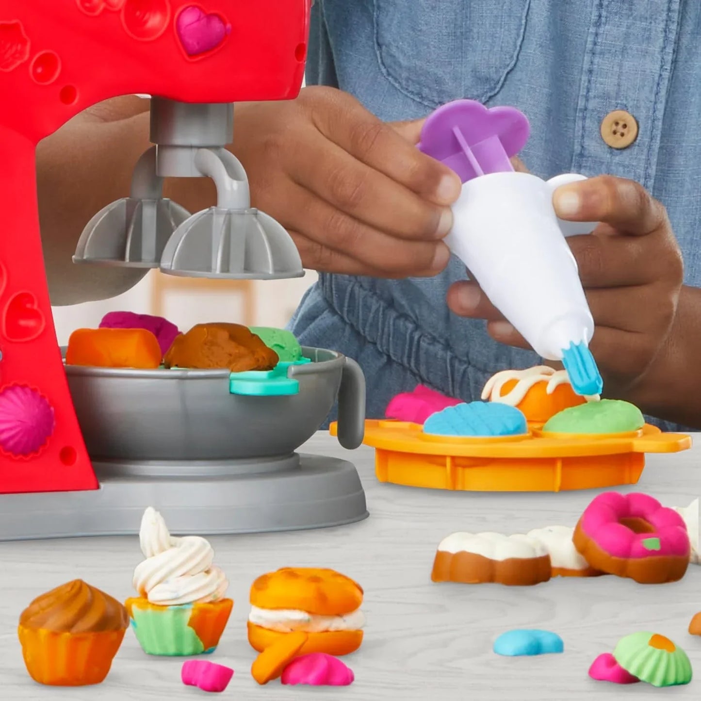 Play-Doh Kitchen Creations Magical Mixer Playset – Toy Mixer with Kitchen Accessories, Arts & Crafts Dough Set for Kids 3+ - Jaiman Toys