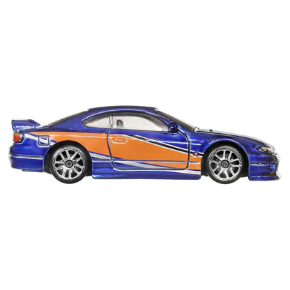 Hot Wheels Silver Series Fast & Furious 1:64 Tokyo Drift Nissan Silvia (S15) Diecast Car | 25 Years Anniversary Collection