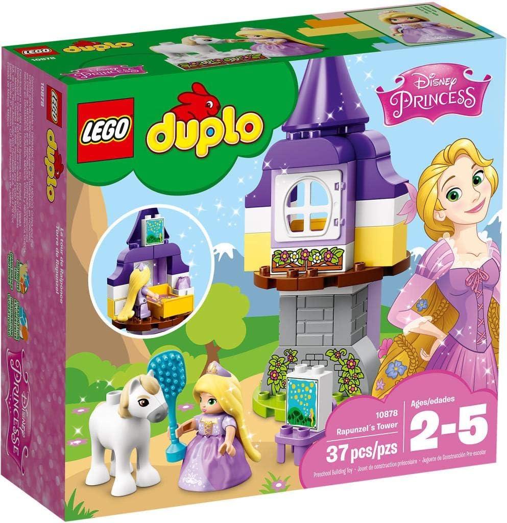 LEGO DUPLO 10878 Rapunzel’s Tower Building Set – Disney Princess Construction Toy for Toddlers