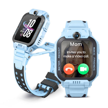 imoo Kids Watch Phone Z7 [4G Cellular + GPS + Health], 4G Smartwatch, HD Video & Voice Call, GPS Enabled with 14 Days Historical Track, Kids Emotion( Blue )