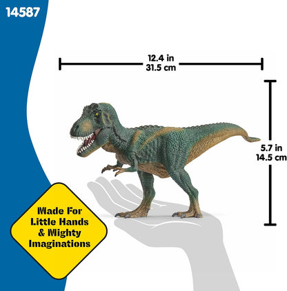 Schleich Dinosaurs - 12” T-Rex Action Figure with Moving Jaw - Realistic Tyrannosaurus Rex Dinosaur Toy for Educational Play - Durable Prehistoric Animal Figurine for Boys and Girls Ages 5+ 14587 | Dinosaur Figurine, Realistic Animal Toys