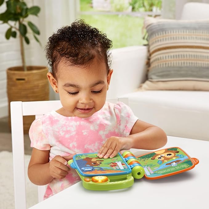 VTech Animal Rhymes Storytime Interactive Musical Learning Book | 45+ Songs, Melodies, Sounds & Phrases for Babies 9-36 Months