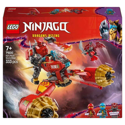 LEGO NINJAGO 71830 Kai’s Mech Storm Rider Combo | Transforming Ninja Mech Toy for Kids 7+ | Buildable Action Figure & Flyer