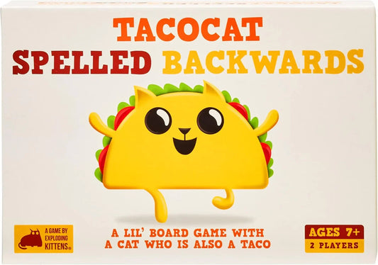 Tacocat Spelled Backwards Board Game - Jaiman Toys