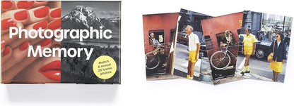 Photographic Memory: Match & Reveal 25 Iconic Photos – Laurence King Game - Jaiman Toys