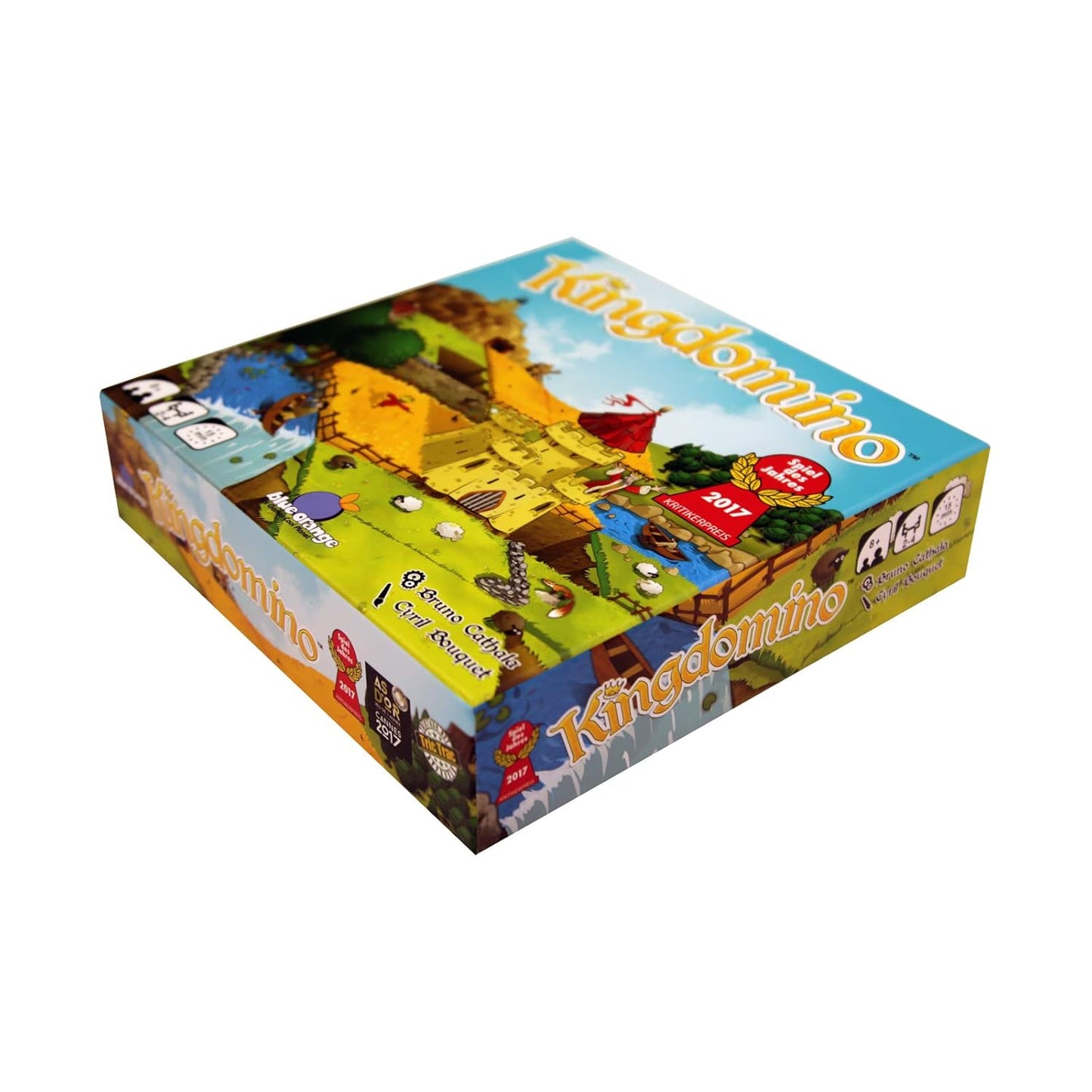 Blue Orange Games Kingdomino Strategy Board Game – Tile-Placement & Kingdom-Building Game for Family, Kids & Adults (2–4 Players, Ages 8+)