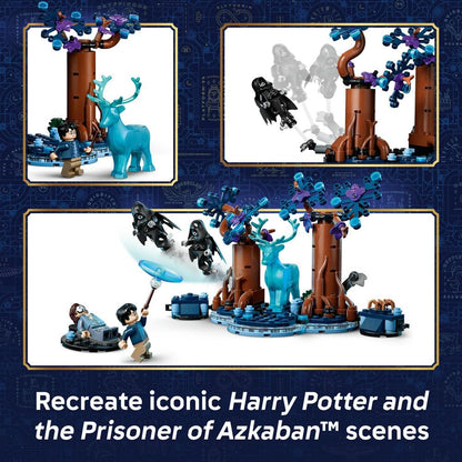 LEGO 76475 Harry Potter Forbidden Forest: Expecto Patronum Building Set | 244 Pieces | Wizarding World Adventure Toy