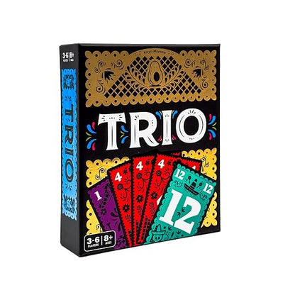 Trio Card Game by Blue Orange Games – Fast Deduction & Memory Family Game for Kids & Adults (3–6 Players, Ages 7+)