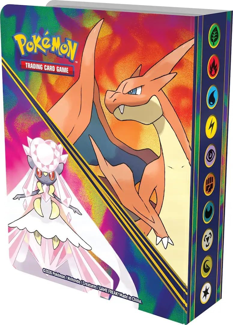 pokemon trading card game album Pokémon Trading Card Game 2026 Mini Portfolio with Booster Pack