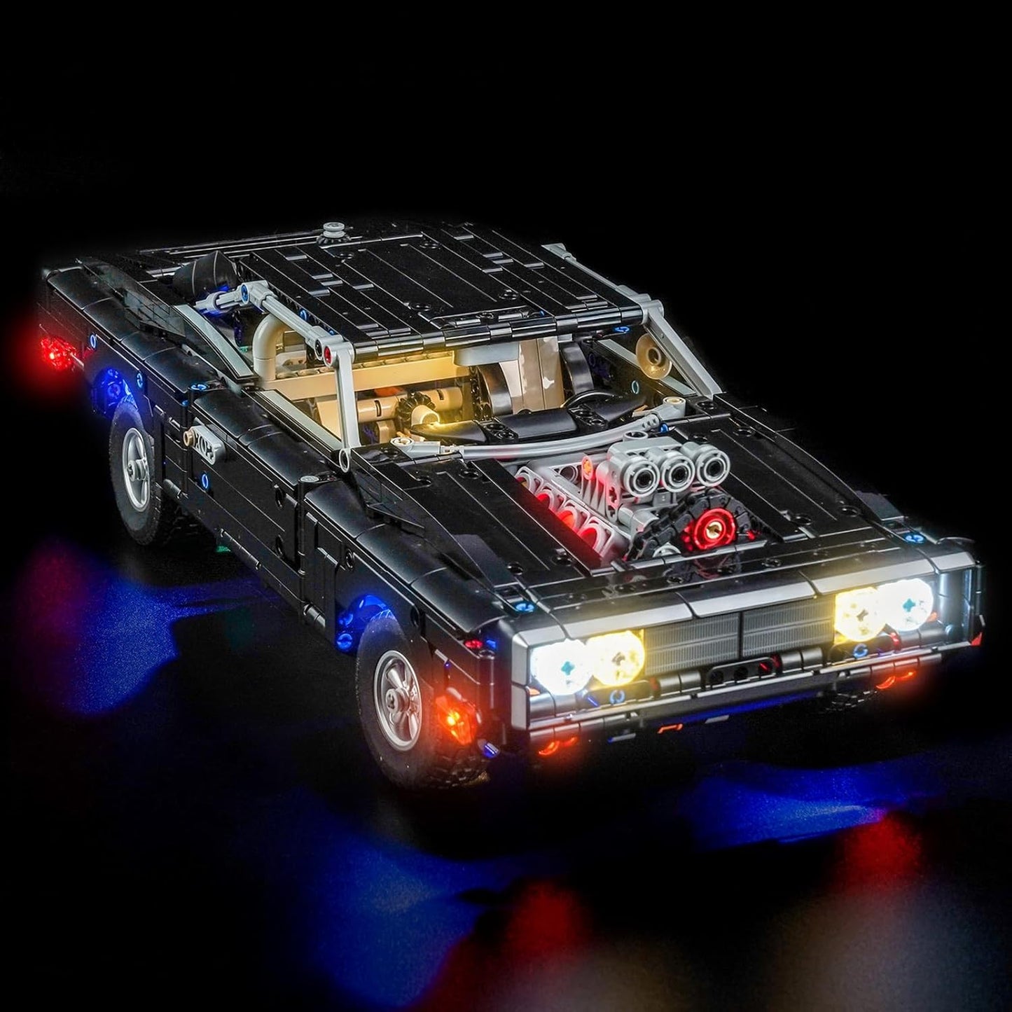 BrickBling LED Light Kit Compatible with Lego Technic Fast and Furious Dodge Charger R/T Car 42231