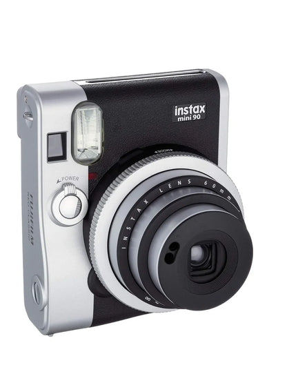 Fujifilm Instax Mini 90 Neo Classic Instant Film Camera – Retro Design - Black