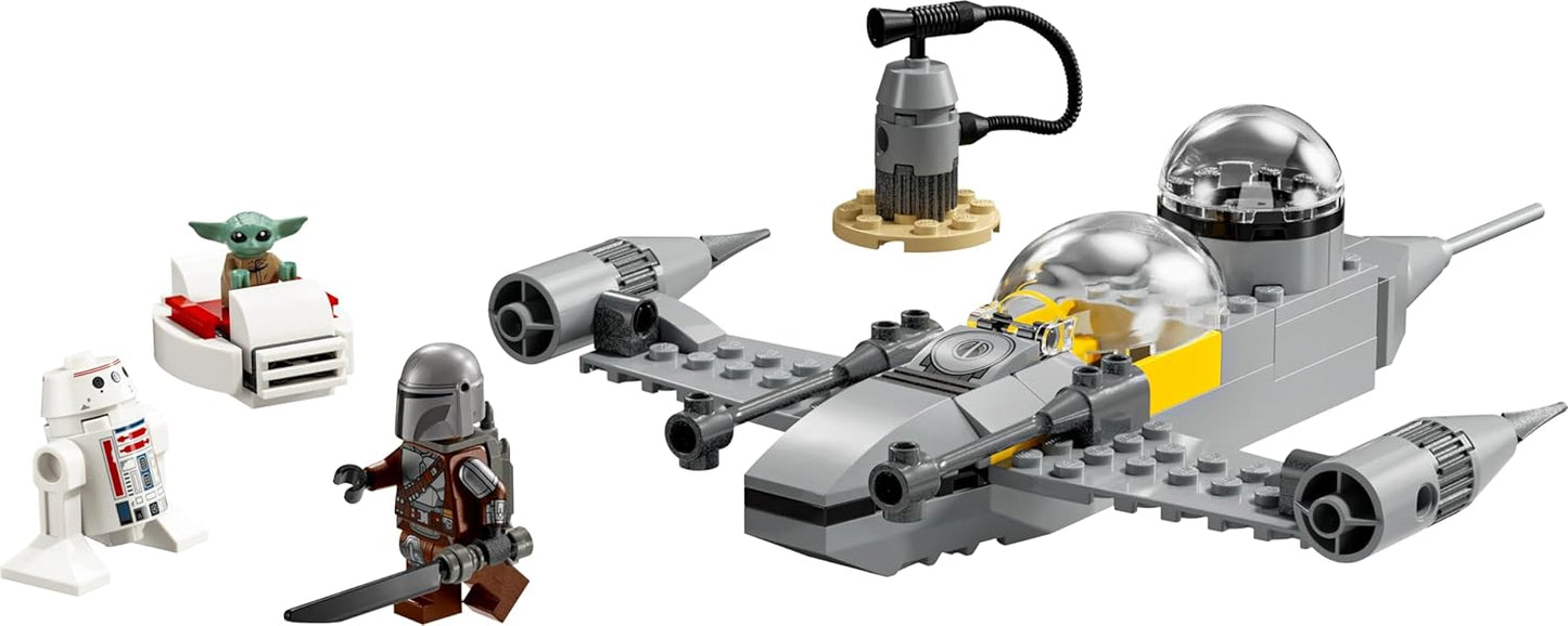 LEGO Star Wars Mando and Grogus N-1 Starfighter Building Toy 75410 Building Blocks Toys for 4+ Gift for Boys and Girls