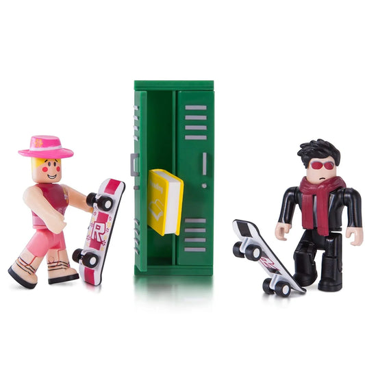 Roblox Ultimate Action Figures: Roblox High School Game Pack [Includes Exclusive Virtual Item] - Jaiman Toys