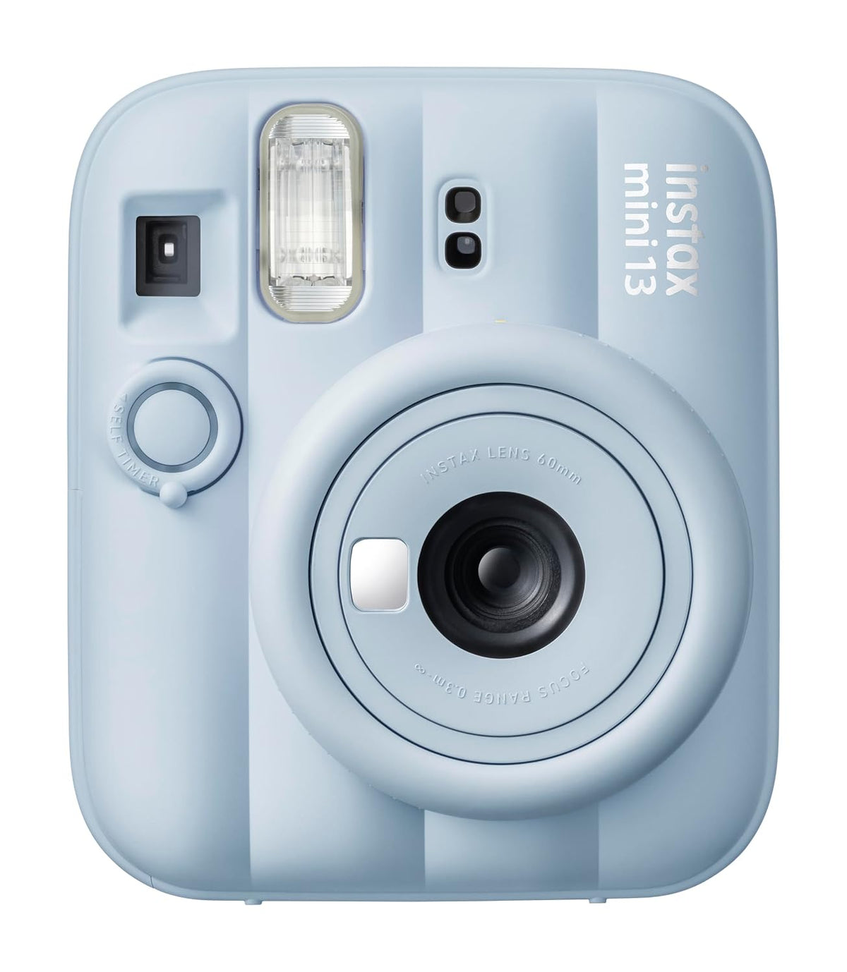 Fujifilm Instax Mini 13 Delight Box – Instant Camera Bundle with Instax Mini Film (10 Sheets), Crystal Carry Case & Photo Bunting – Frost Blue