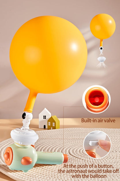 Kids Breath Blower Toy with Balloon & Foam Ball Launcher | 3-in-1 Educational Oral Motor Toy for Kids 3+