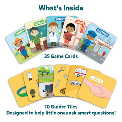 Skillmatics Card Game - Guess in 10 Junior Community Helpers for Kids, Boys, Girls, and Families Who Love Board Games and Educational Toys, Travel Friendly,...