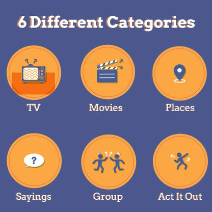 Ridley’s Charades Party Game – Classic Acting Game for Family & Friends - Jaiman Toys