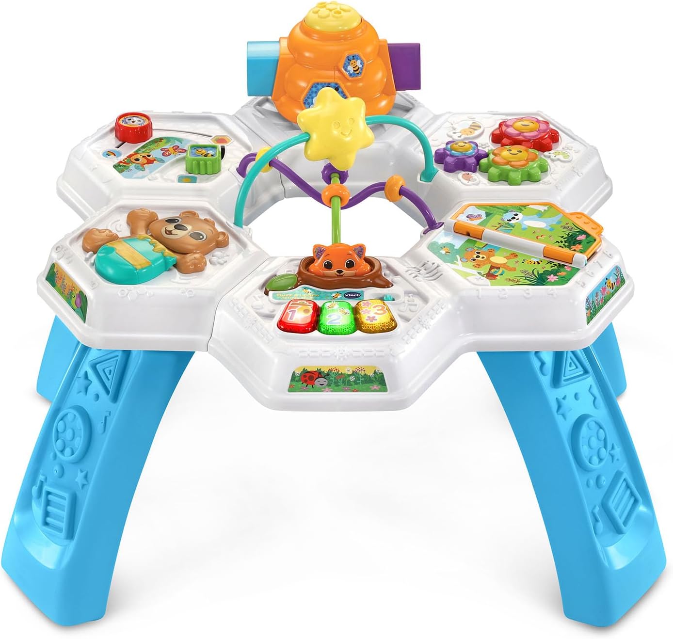 VTech Buzz and Learn Activity Table with Seven Interactive Play Zones
