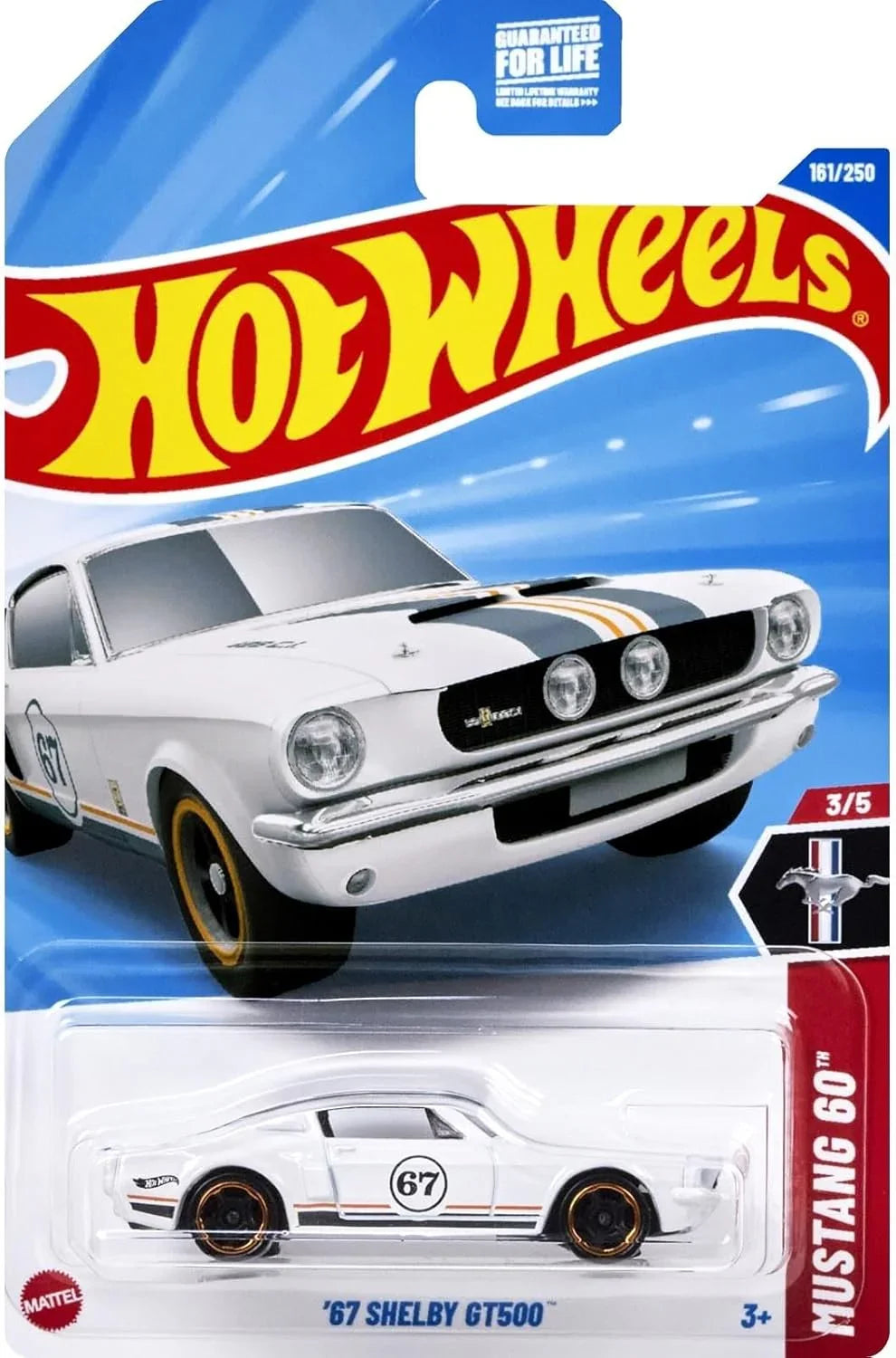 Hot Wheels '67 Shelby GT500 Mustang - 60th Anniversary Edition 1:64