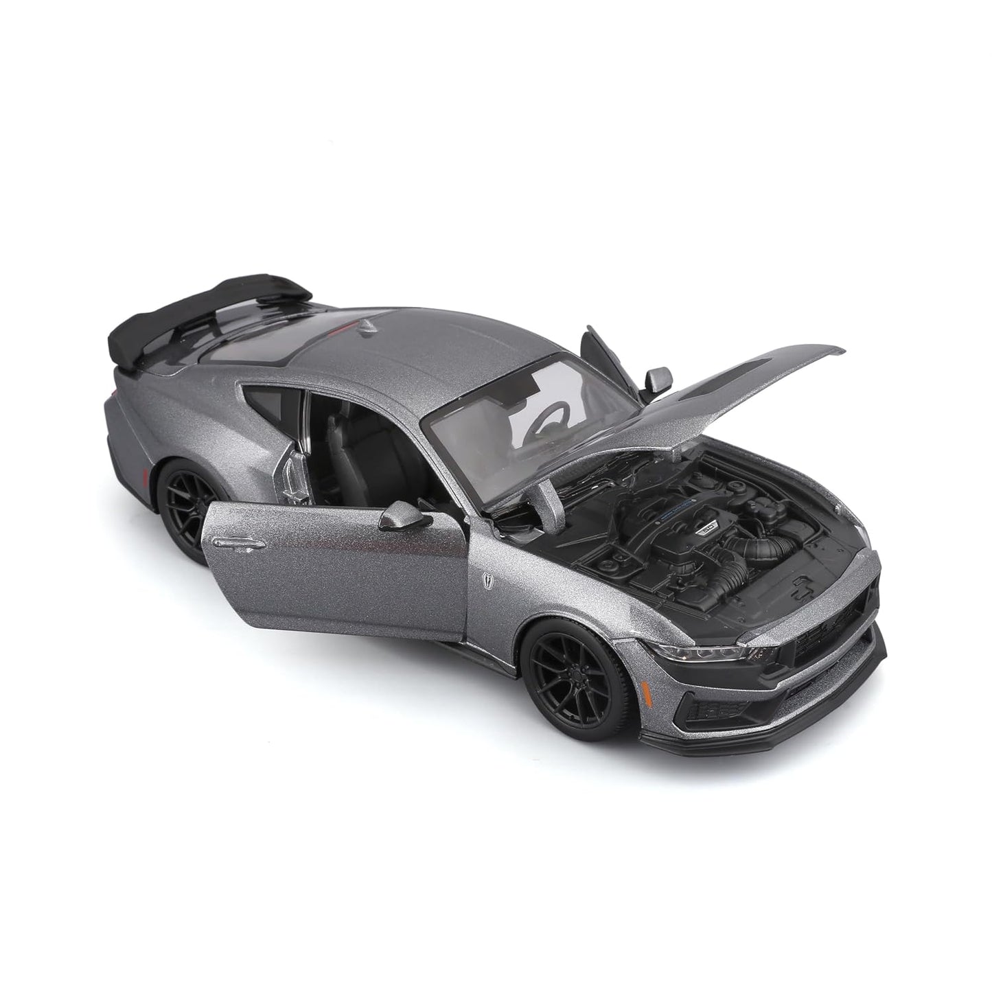 Maisto 2024 Ford Mustang Dark Horse 1:24 Die-Cast Model Car | Collector's Collection | Metallic Grey