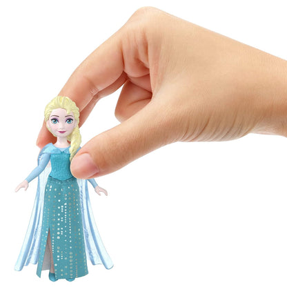 Disney Frozen Elsa Small Doll | Mattel Disney Frozen Collectible Fashion Doll with Removable Cape (4 inch)| Movie-Inspired Toy | Ages 3+