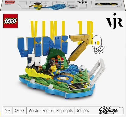 LEGO® Editions Vini Jr. Soccer Highlights 43027 Set, 510 Pieces