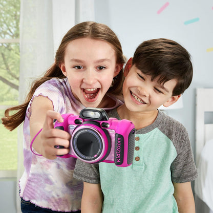 VTech KidiZoom Duo FX Kids Digital Camera | 8MP Camera with Dual Lens, 4X Zoom, Games, Photo Effects & Video Recording | Ages 3+