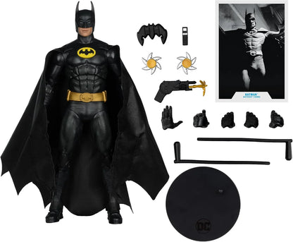 McFarlane Toys – DC Multiverse Batman (1989 Movie) 7" Action Figure – 22 Points of Articulation, Accessories Included - Jaiman Toys