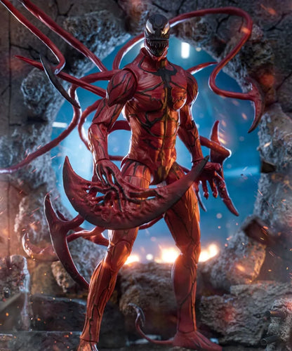 ZD Toys Carnage – Ultimate Action Figure | 1:10 Scale Marvel Villain Collectible (Full Set Edition) - Jaiman Toys