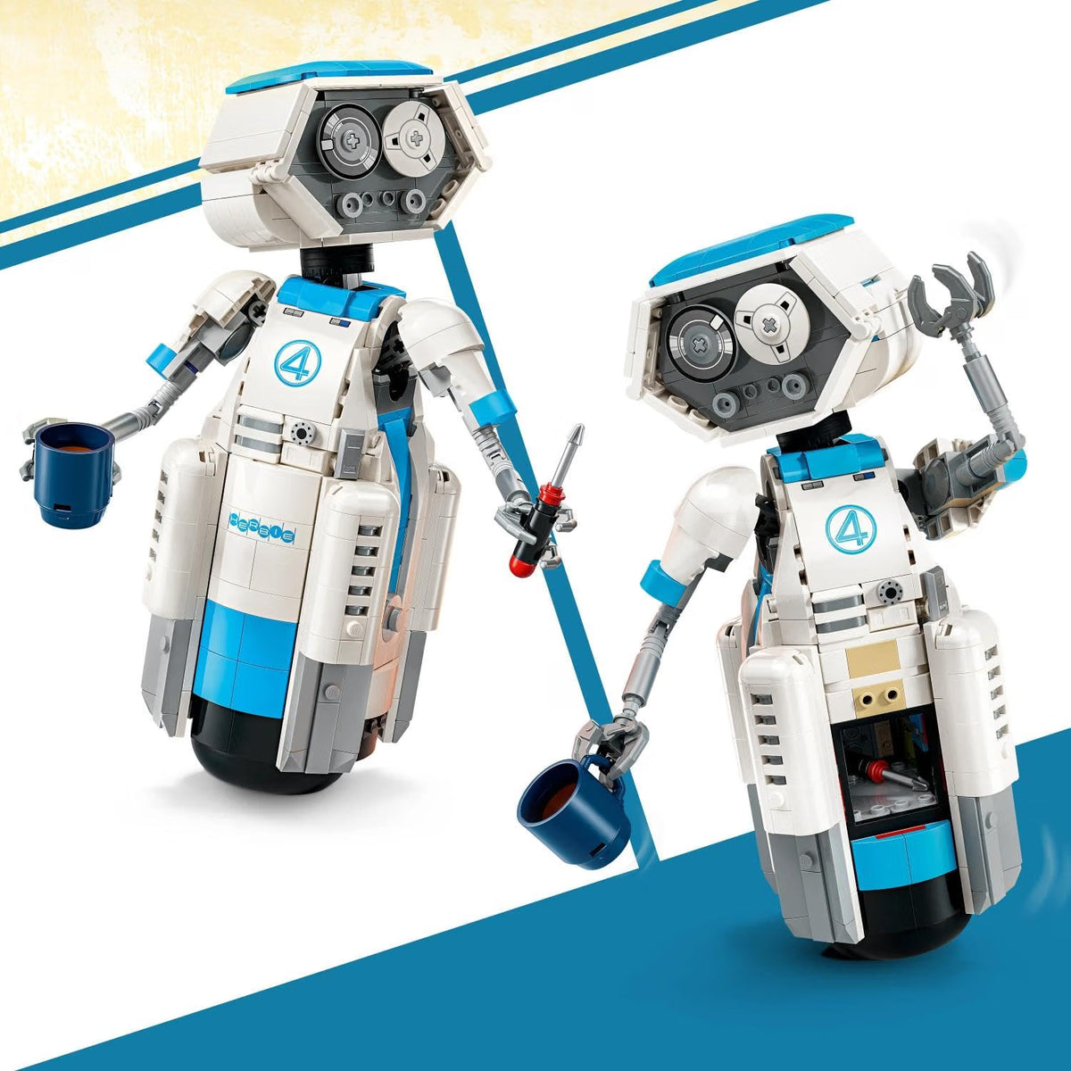 LEGO 76339 Marvel Fantastic Four H.E.R.B.I.E. – Posable Robot Building Set, 747 Pieces, Ages 10+