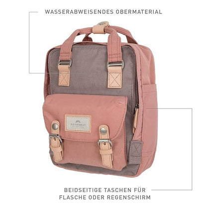 Doughnut Macaroon Mini Backpack – Women's Compact Everyday Bag (7 L) - Jaiman Toys