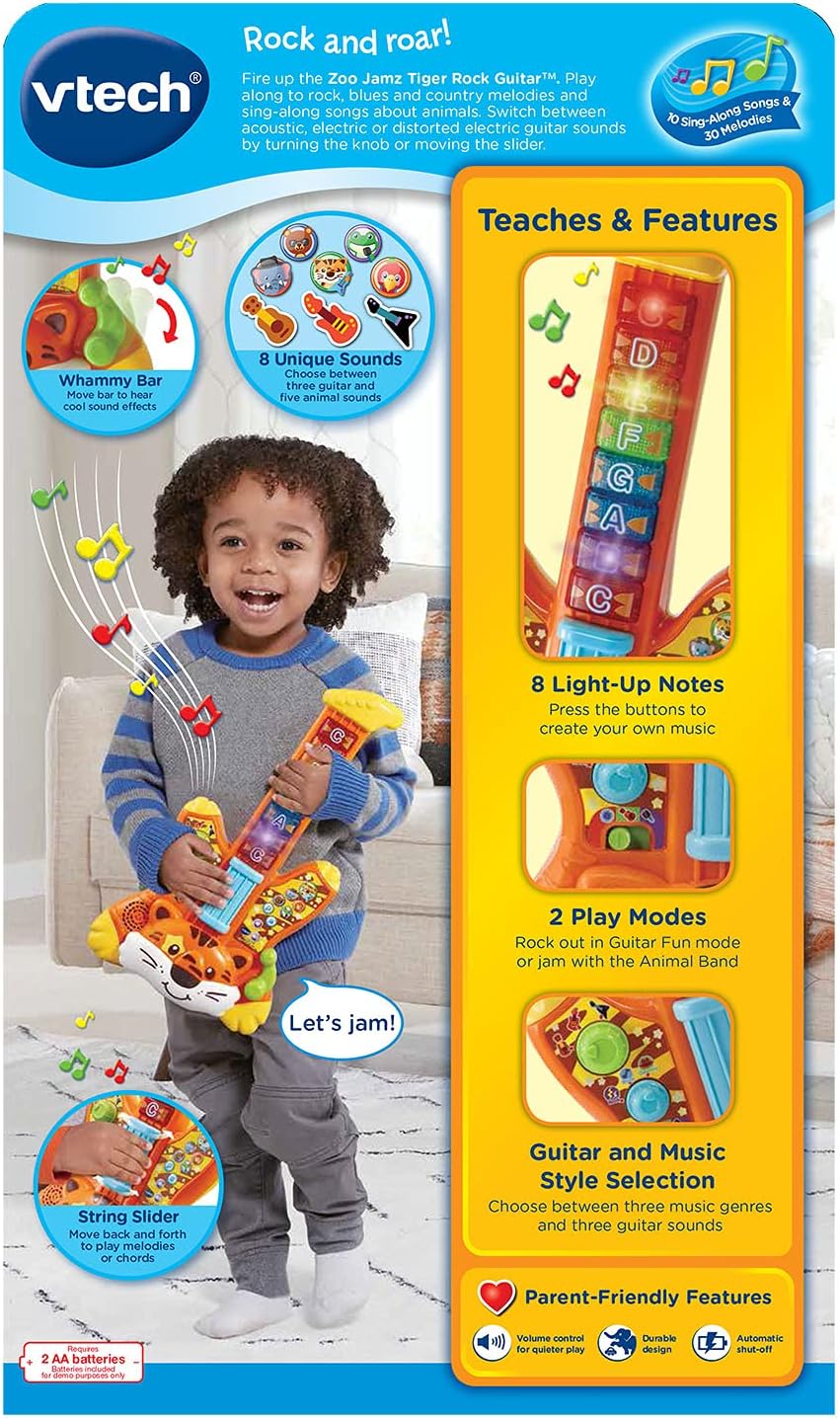 VTech - Jouet d'Éveil Ma Guitare Lumi Magique | Smyths Toys France