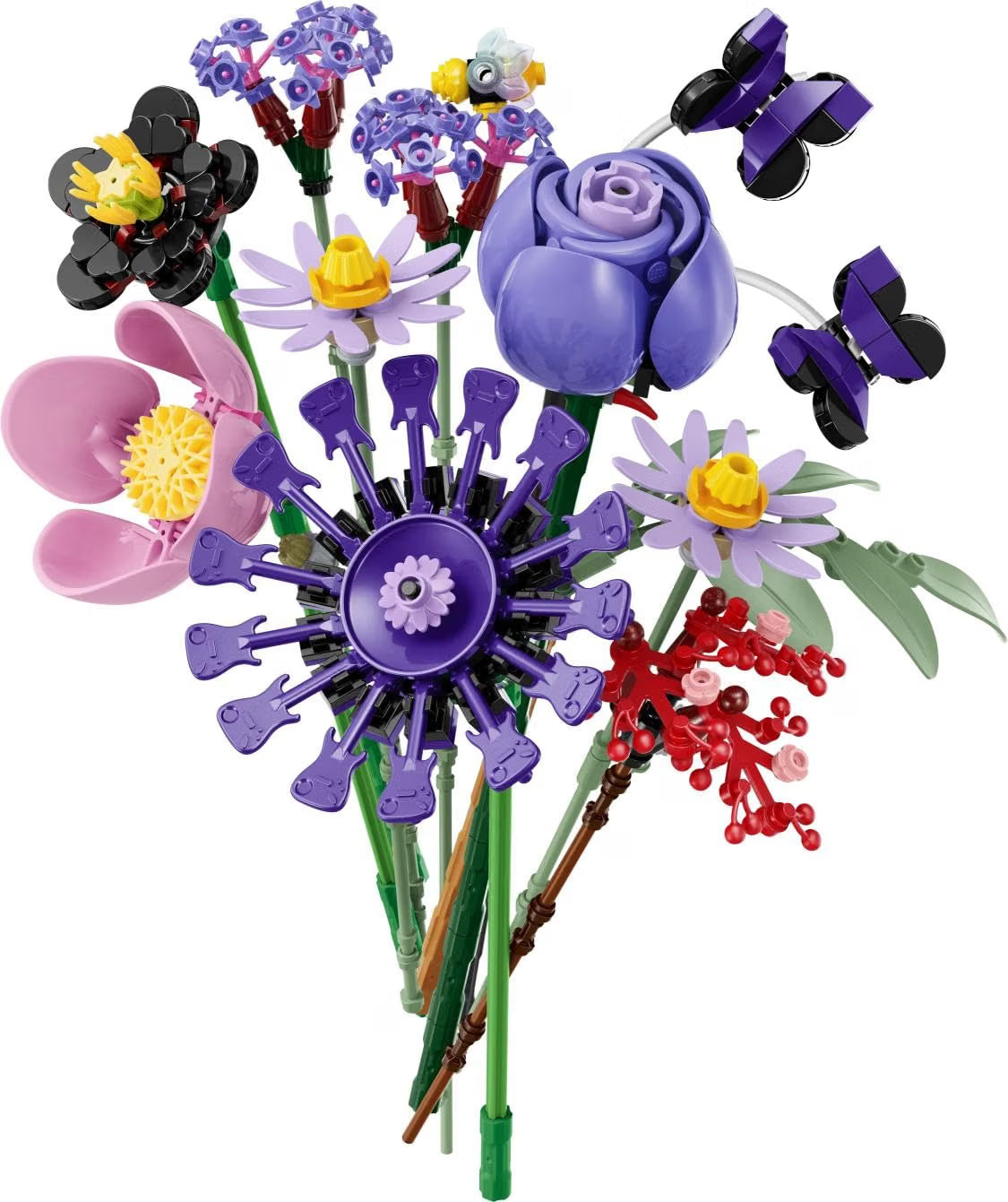 LEGO 11507 Botanicals Olivia Rodrigo’s Flower Bouquet – 11 Artificial Flowers, Music-Inspired Décor, 400 Pieces, Ages 9+